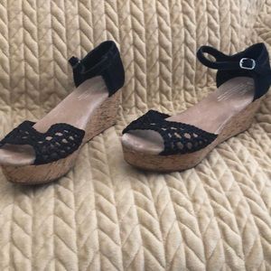 Toms Wedge Strappy Sandals